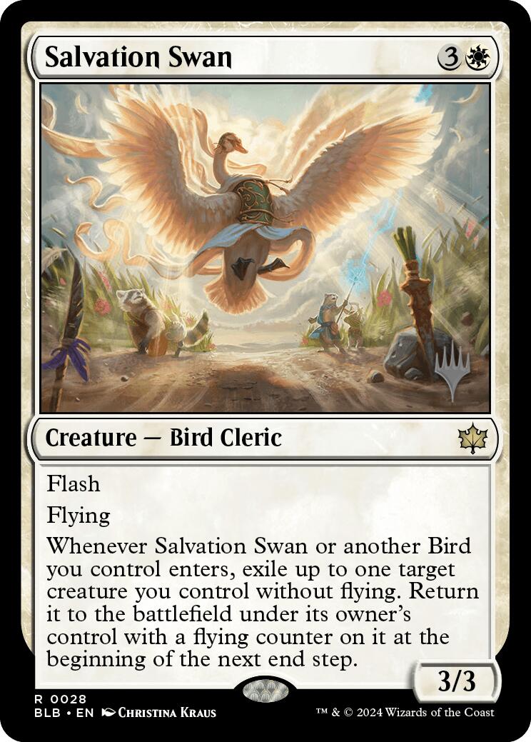 Salvation Swan (Promo Pack) [Bloomburrow Promos] | Tacoma Games