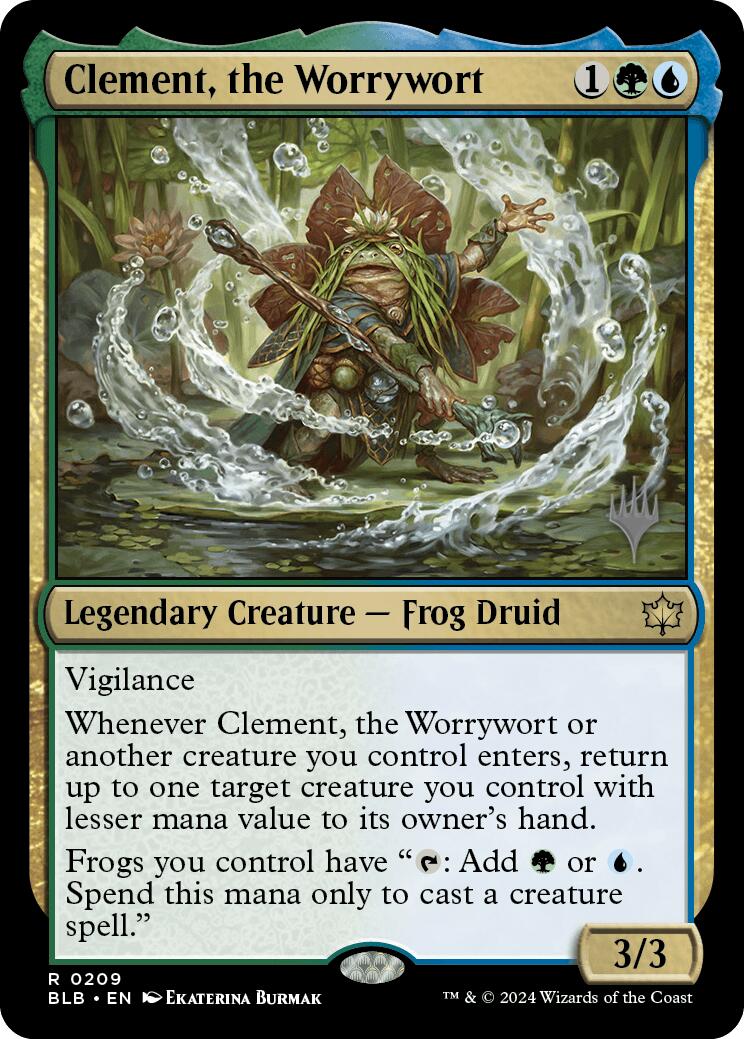 Clement, the Worrywort (Promo Pack) [Bloomburrow Promos] | Tacoma Games