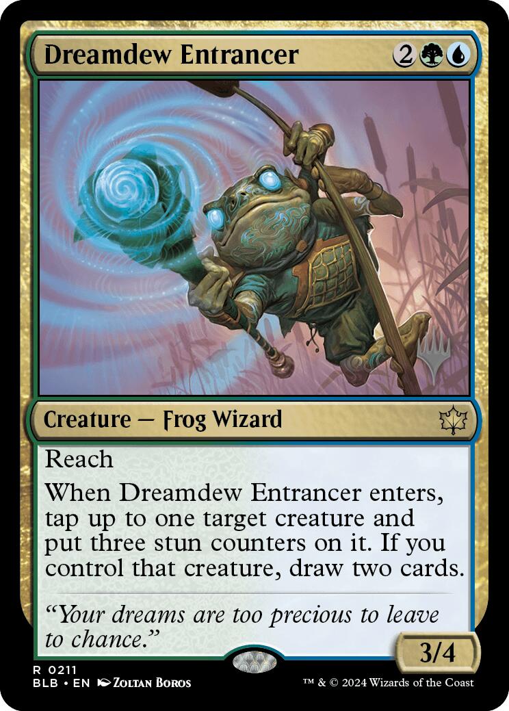 Dreamdew Entrancer (Promo Pack) [Bloomburrow Promos] | Tacoma Games