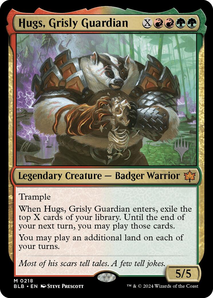 Hugs, Grisly Guardian (Promo Pack) [Bloomburrow Promos] | Tacoma Games