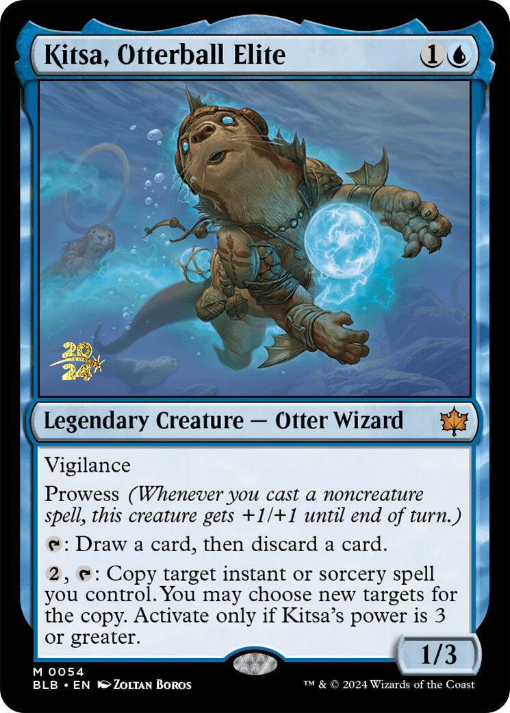 Kitsa, Otterball Elite [Bloomburrow Prerelease Promos] | Tacoma Games