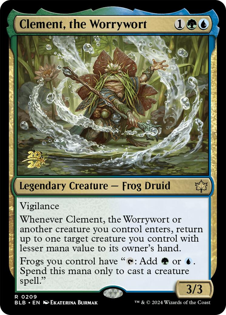 Clement, the Worrywort [Bloomburrow Prerelease Promos] | Tacoma Games