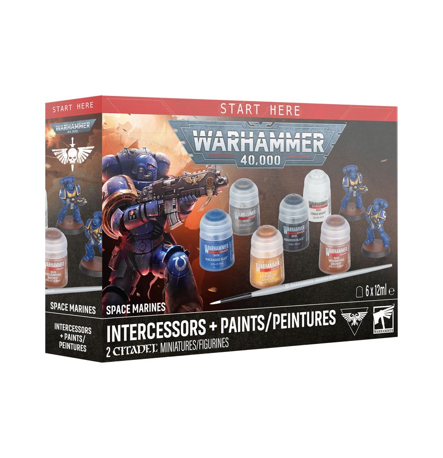 Space Marines: Intercessors + Paints | Tacoma Games