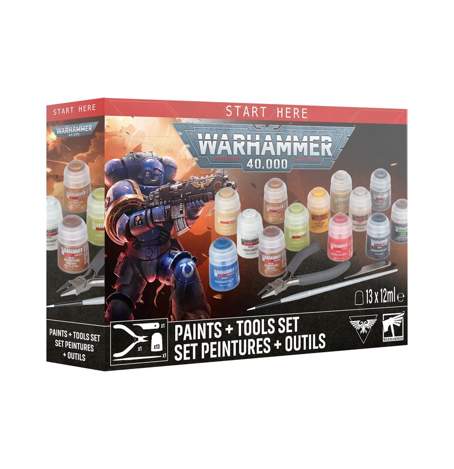 Warhammer 40,000: Paint + Tools set | Tacoma Games