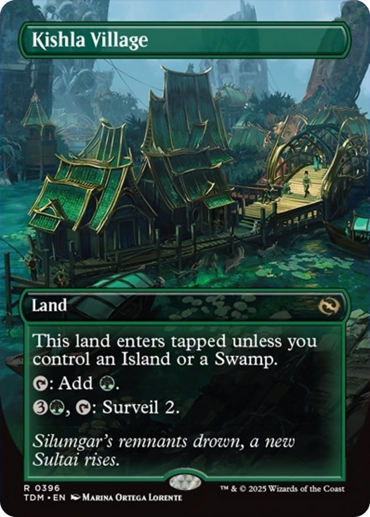 Kishla Village (Borderless) [Tarkir: Dragonstorm] | Tacoma Games