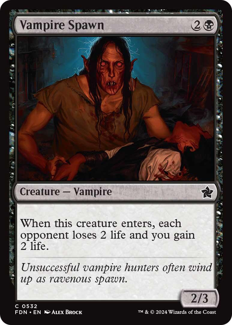 Vampires Deck Theme Card [Foundations] | Tacoma Games