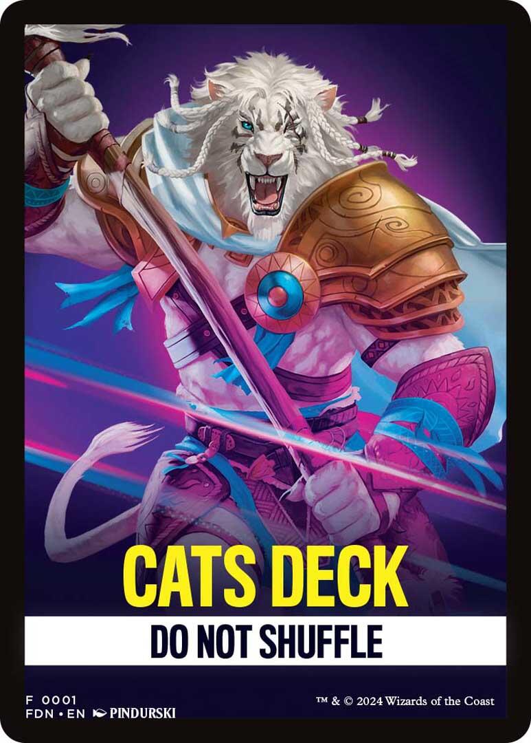 Cats Deck Theme Card [Foundations] | Tacoma Games