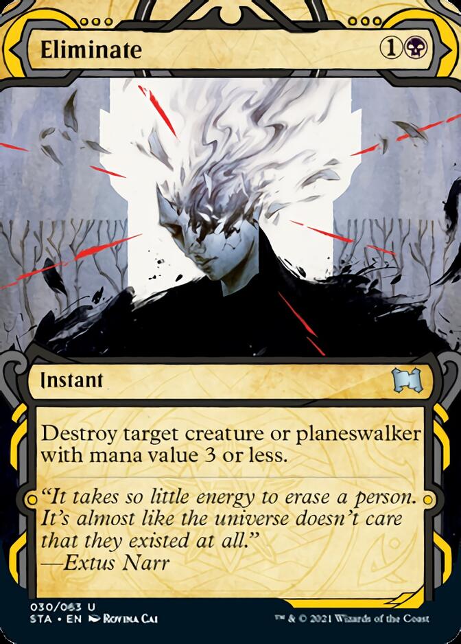 Eliminate (Foil Etched) [Strixhaven: Mystical Archive] | Tacoma Games