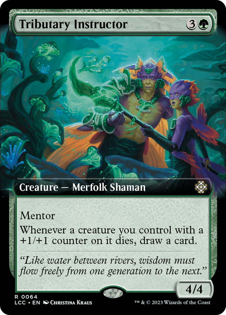 Tributary Instructor (Extended Art) [The Lost Caverns of Ixalan Commander] | Tacoma Games