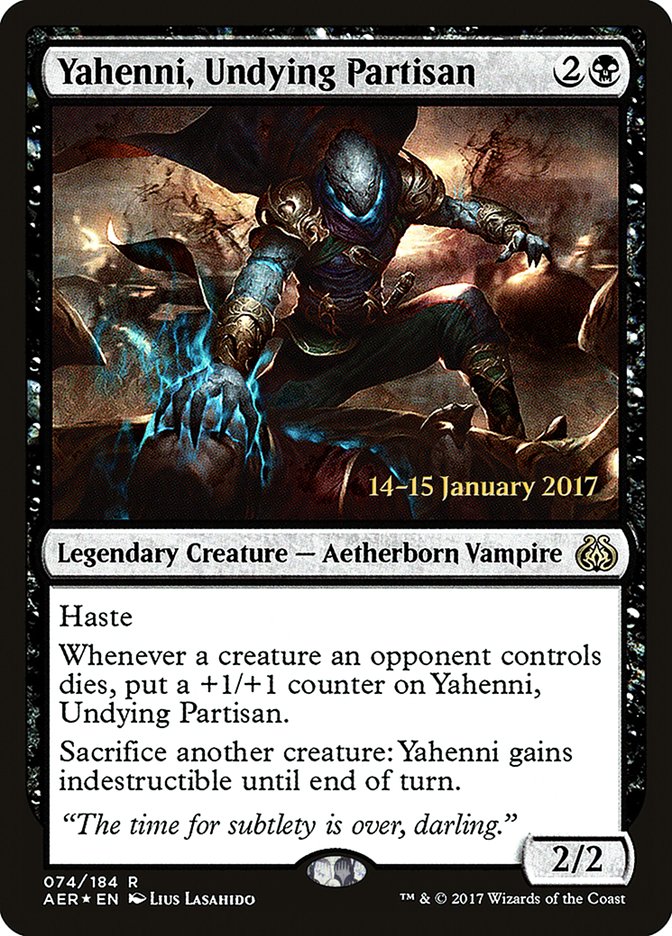 Yahenni, Undying Partisan [Aether Revolt Prerelease Promos] | Tacoma Games