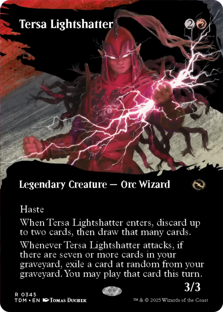 Tersa Lightshatter (Borderless) [Tarkir: Dragonstorm] | Tacoma Games