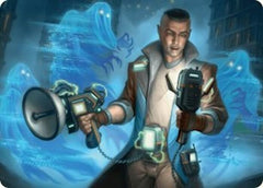 Paranormal Analyst Art Card [Duskmourn: House of Horror Art Series] | Tacoma Games