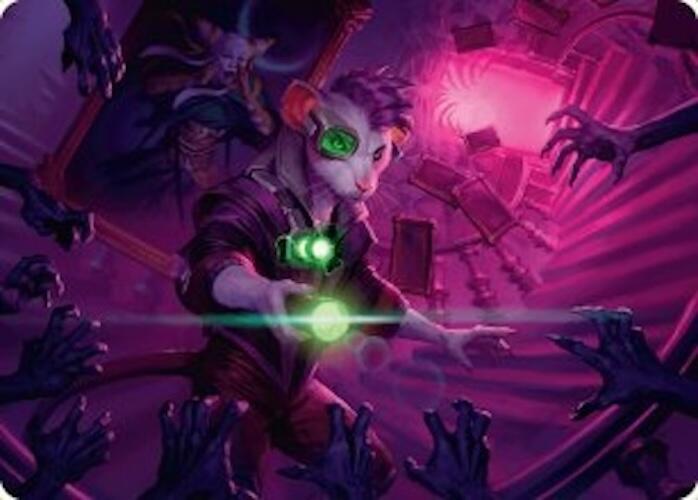 Nashi, Searcher in the Dark Art Card (21/54) [Duskmourn: House of Horror Art Series] | Tacoma Games