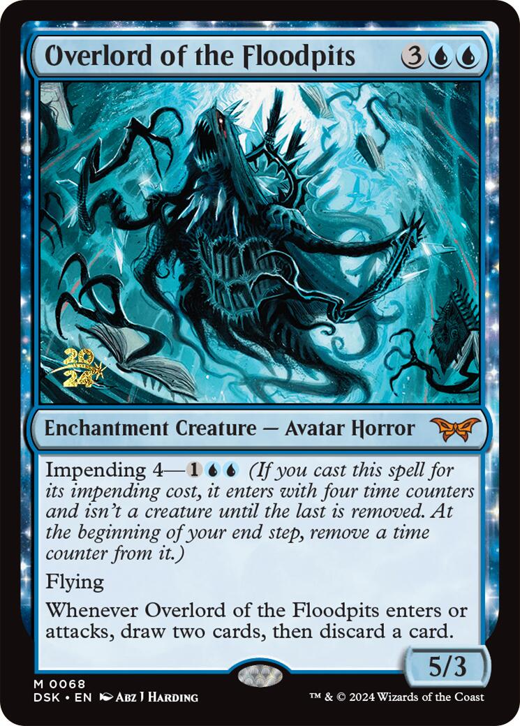 Overlord of the Floodpits [Duskmourn: House of Horror Prerelease Promos] | Tacoma Games