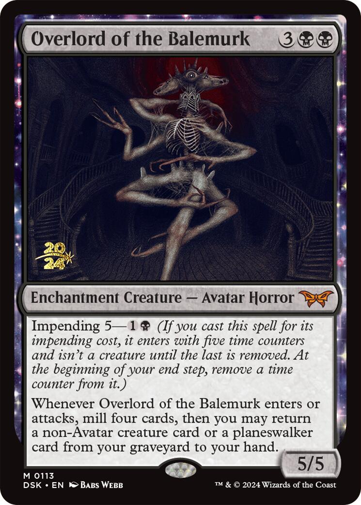 Overlord of the Balemurk [Duskmourn: House of Horror Prerelease Promos] | Tacoma Games