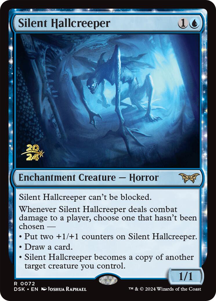 Silent Hallcreeper [Duskmourn: House of Horror Prerelease Promos] | Tacoma Games