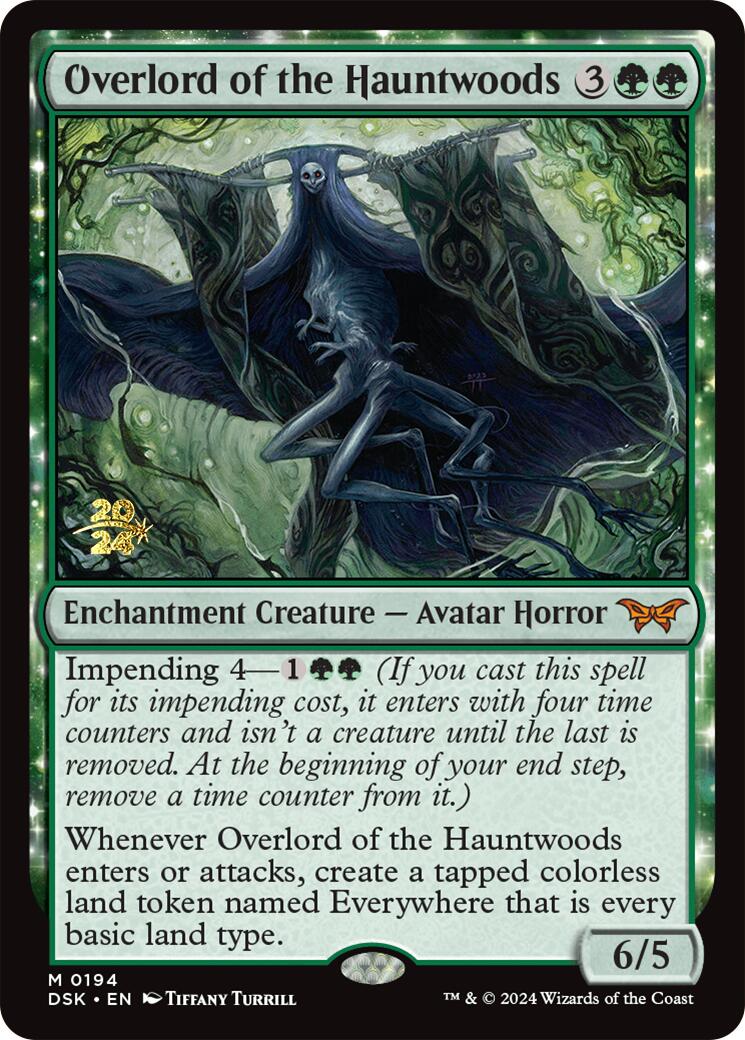 Overlord of the Hauntwoods [Duskmourn: House of Horror Prerelease Promos] | Tacoma Games