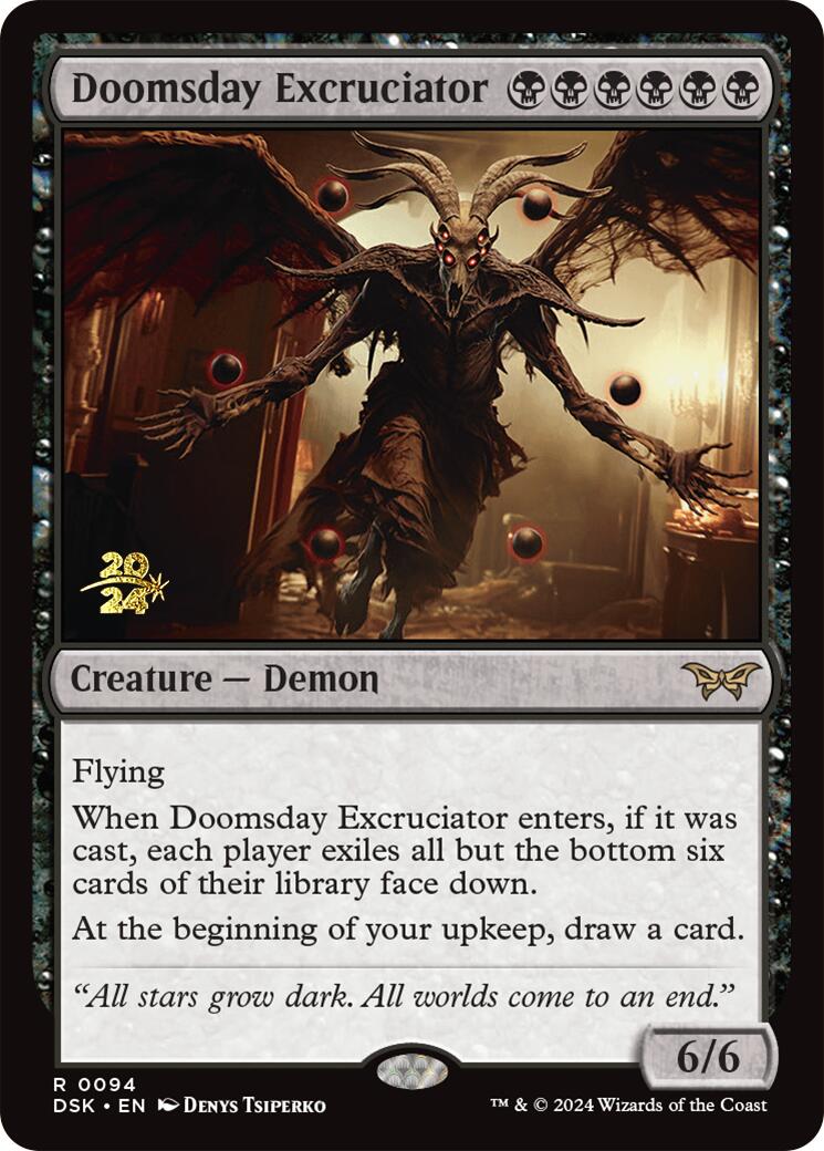 Doomsday Excruciator [Duskmourn: House of Horror Prerelease Promos] | Tacoma Games