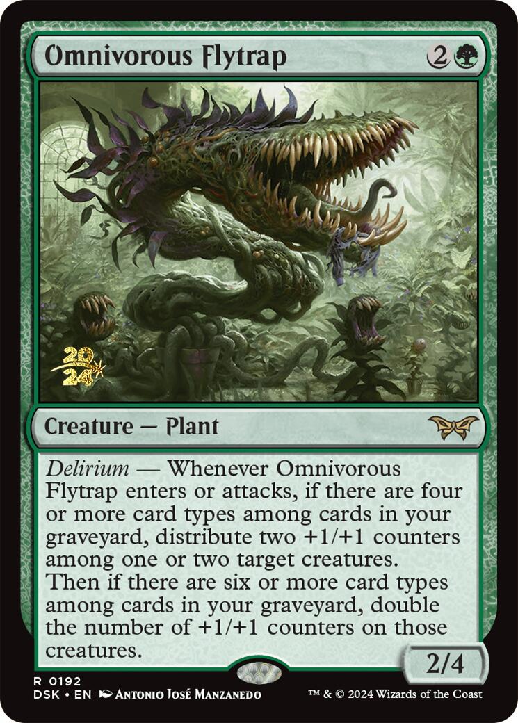 Omnivorous Flytrap [Duskmourn: House of Horror Prerelease Promos] | Tacoma Games