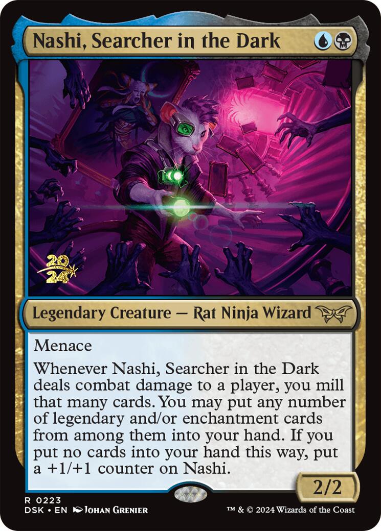 Nashi, Searcher in the Dark [Duskmourn: House of Horror Prerelease Promos] | Tacoma Games