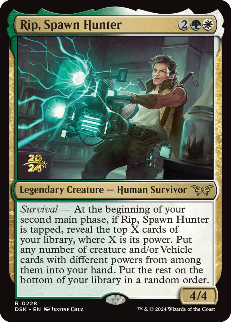 Rip, Spawn Hunter [Duskmourn: House of Horror Prerelease Promos] | Tacoma Games