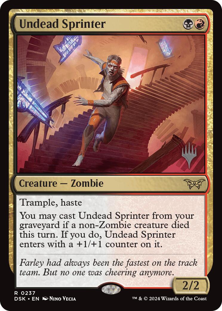 Undead Sprinter [Duskmourn: House of Horror Promos] | Tacoma Games