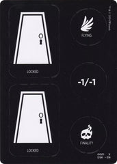 Punch Card Token (1 // 2) [Duskmourn: House of Horror Tokens] | Tacoma Games