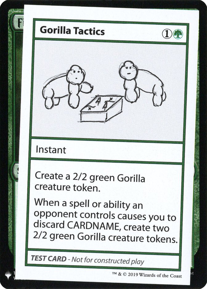 Gorilla Tactics [Mystery Booster Playtest Cards] | Tacoma Games