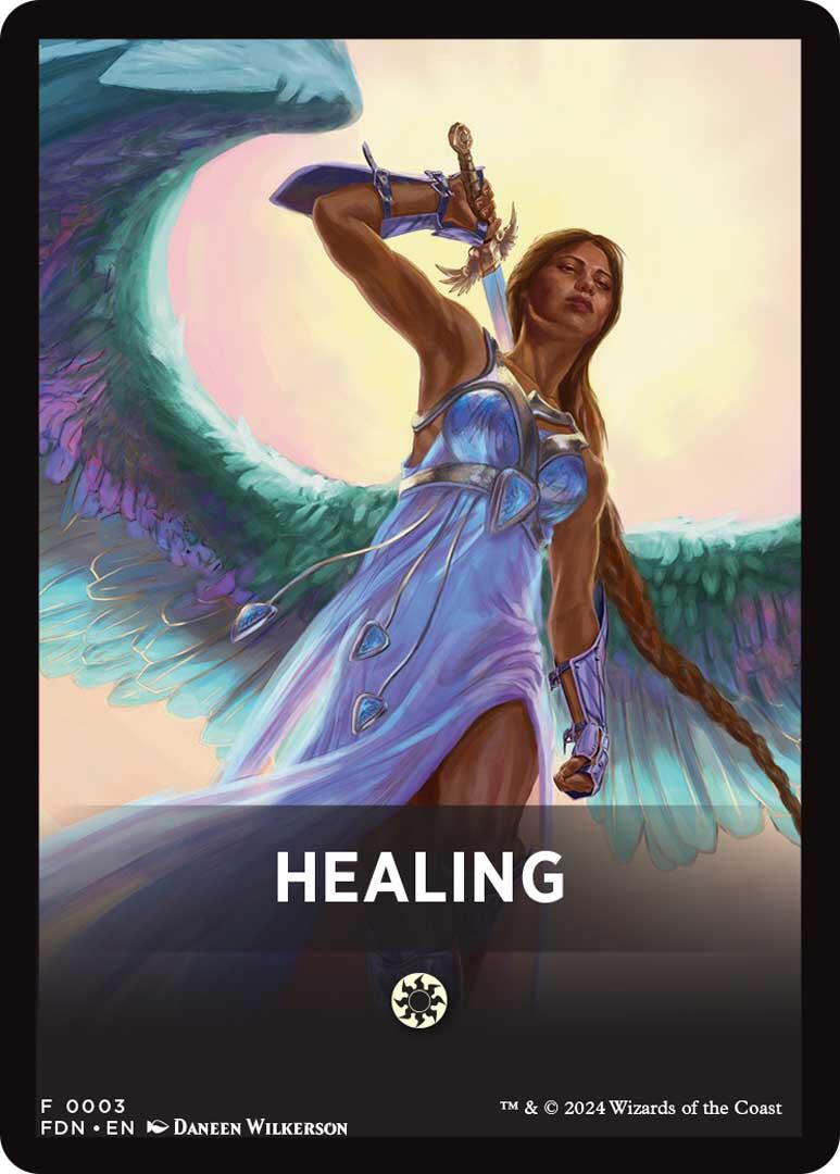 Healing Theme Card [Foundations Tokens] | Tacoma Games