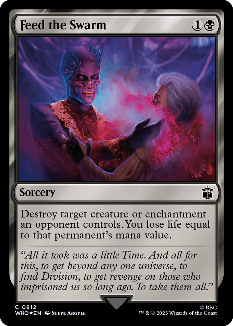 Feed the Swarm (Surge Foil) [Doctor Who] | Tacoma Games