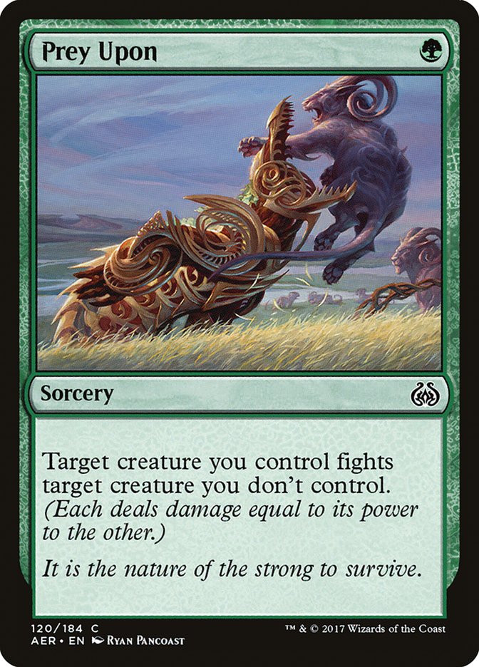 Prey Upon [Aether Revolt] | Tacoma Games
