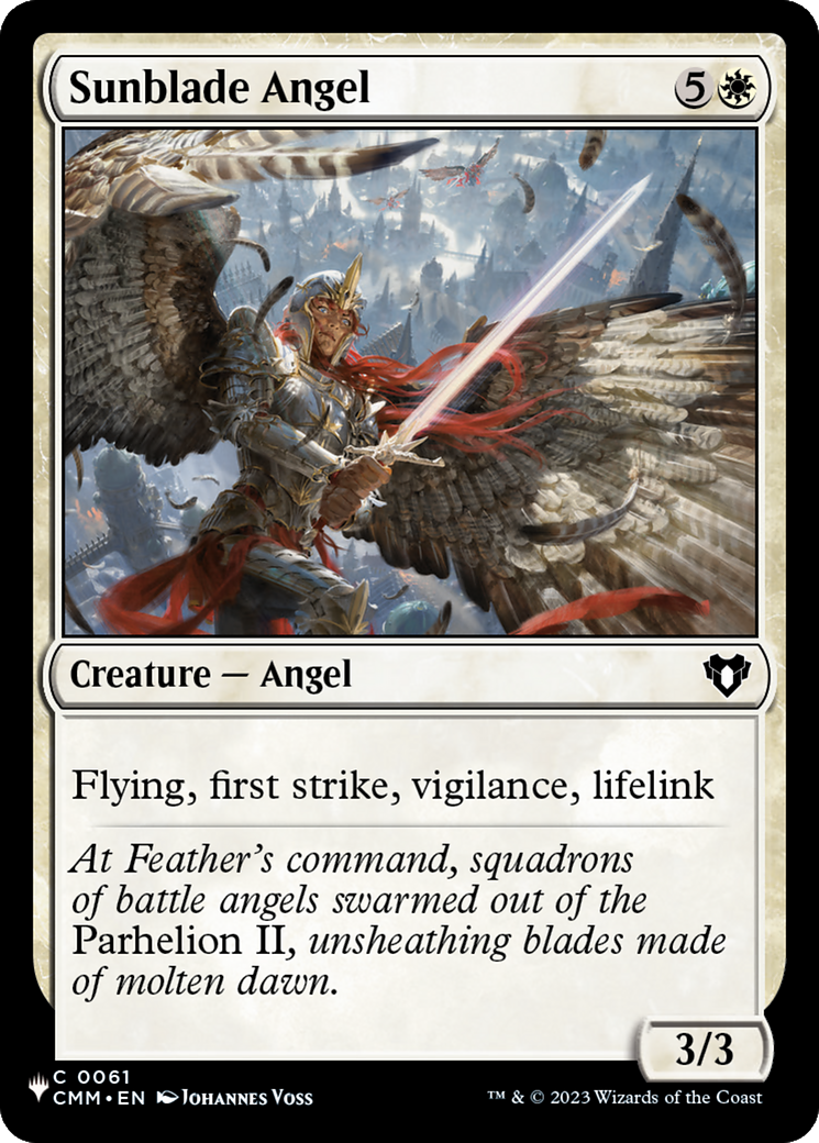 Sunblade Angel [The List Reprints] | Tacoma Games