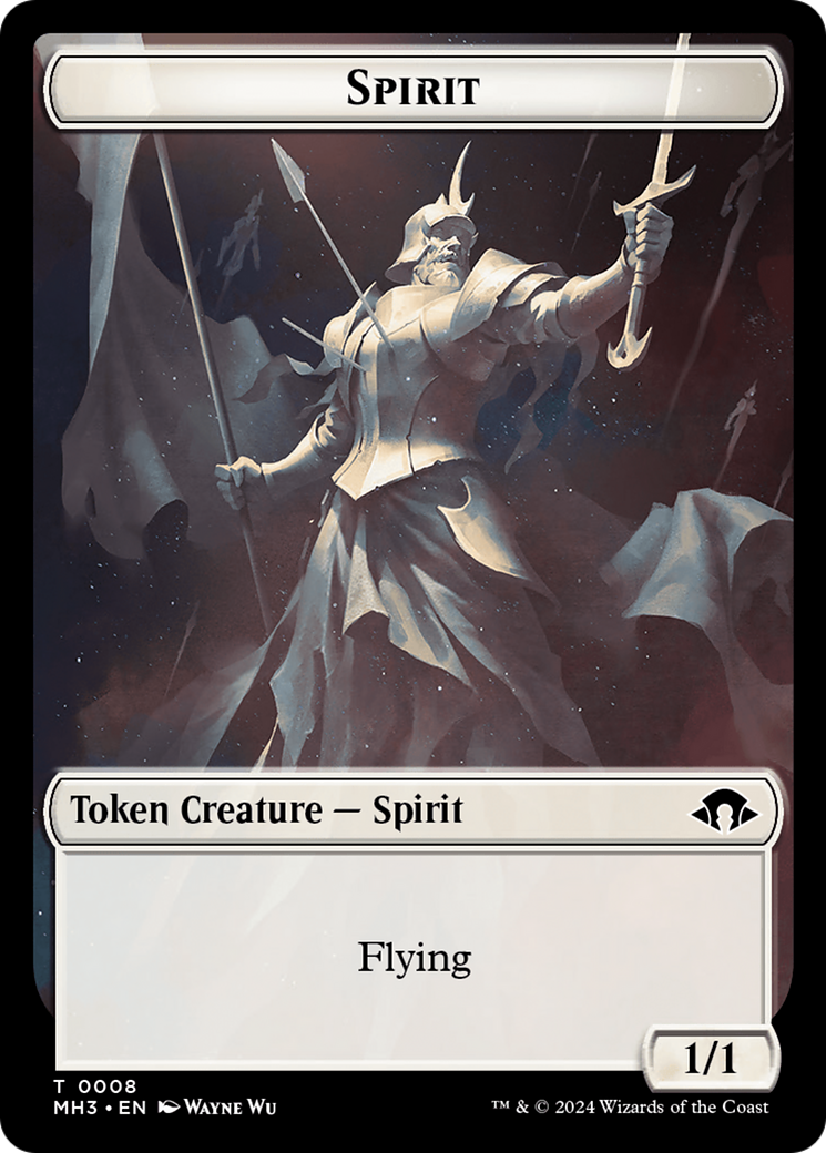 Phyrexian Germ // Spirit (0008) Double-Sided Token [Modern Horizons 3 Tokens] | Tacoma Games