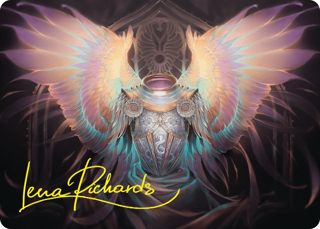 Celestial Armor Art Card (2/54) (Gold-Stamped Signature) [Foundations Art Series] | Tacoma Games