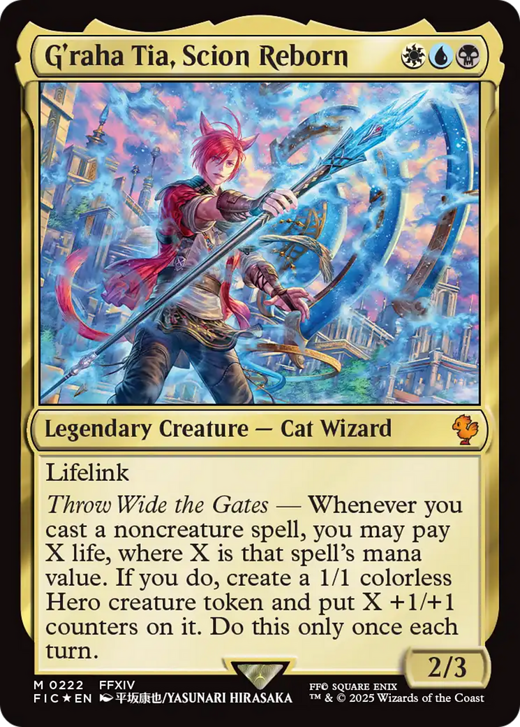 G'raha Tia, Scion Reborn (Surge Foil) [FINAL FANTASY Commander] | Tacoma Games