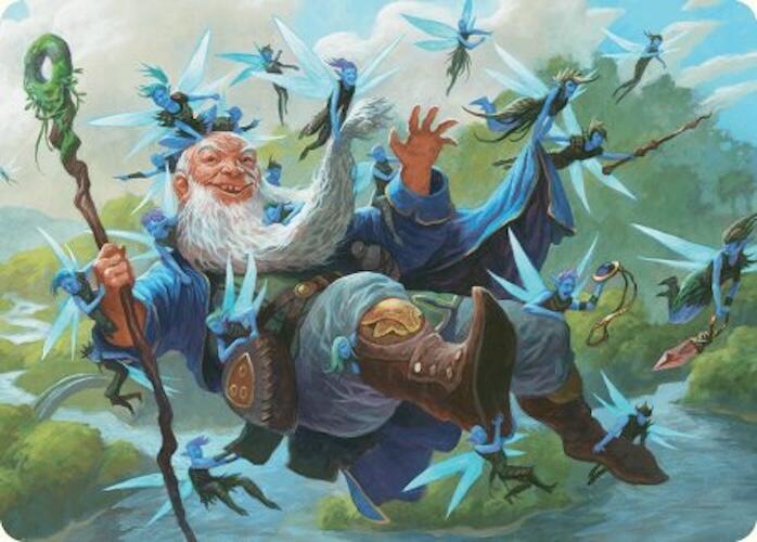 Mischievous Mystic Art Card (7/54) [Foundations Art Series] | Tacoma Games