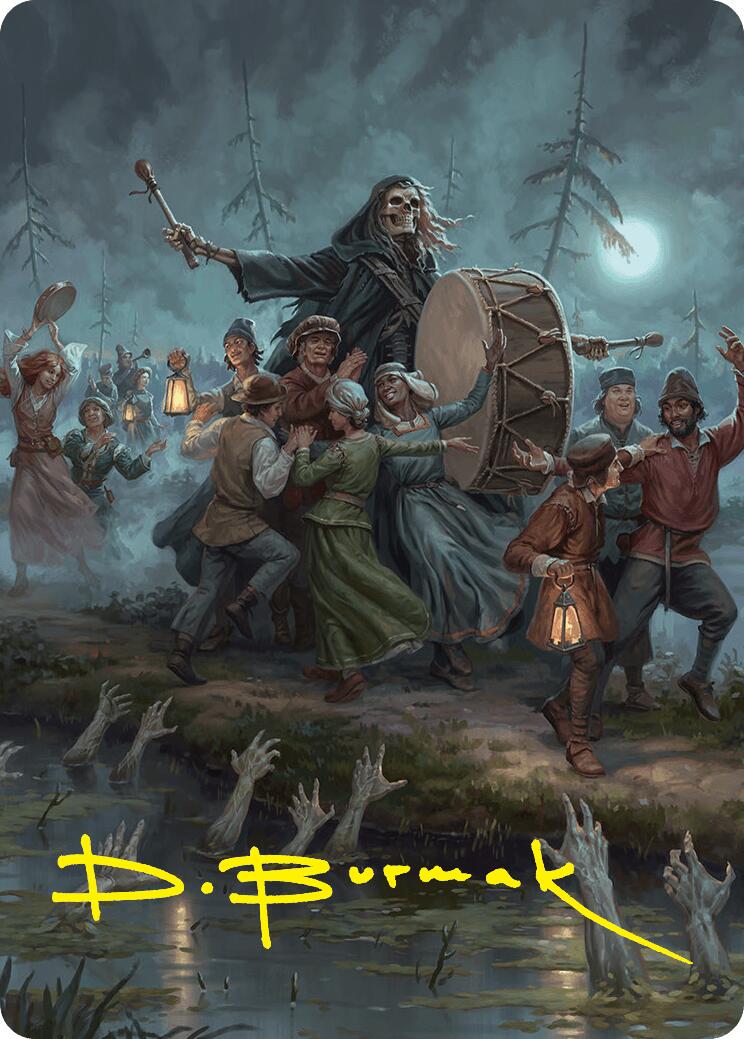 Blasphemous Edict Art Card (35/54) (Gold-Stamped Signature) [Foundations Art Series] | Tacoma Games