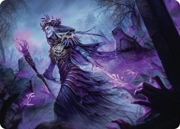 Zul Ashur, Lich Lord Art Card (10/54) [Foundations Art Series] | Tacoma Games