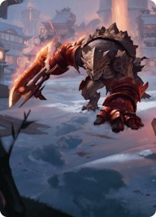 Searslicer Goblin Art Card (39/54) [Foundations Art Series] | Tacoma Games