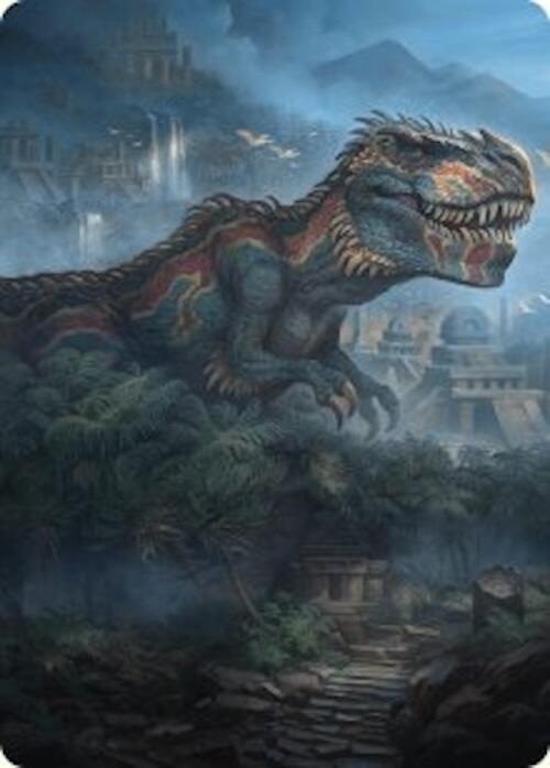 Ghalta, Primal Hunger Art Card (41/54) [Foundations Art Series] | Tacoma Games