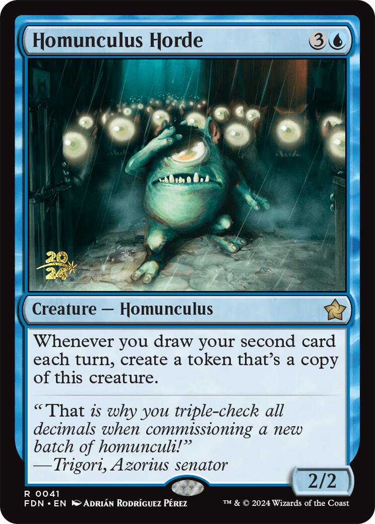 Homunculus Horde [Foundations Prerelease Promos] | Tacoma Games