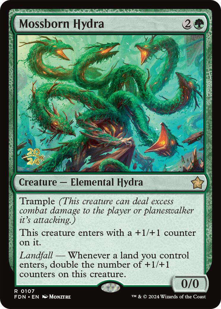 Mossborn Hydra [Foundations Prerelease Promos] | Tacoma Games