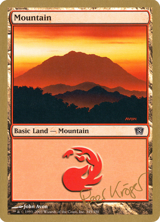 Mountain (pk345) (Peer Kroger) [World Championship Decks 2003] | Tacoma Games