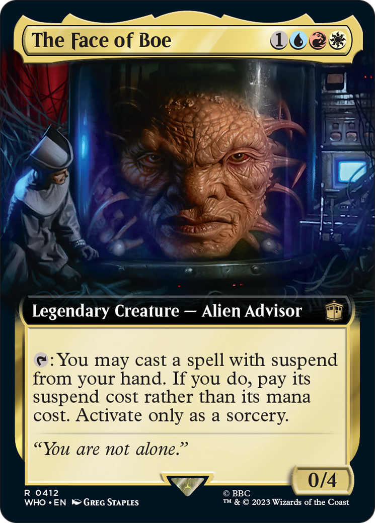 The Face of Boe (Extended Art) [Doctor Who] | Tacoma Games