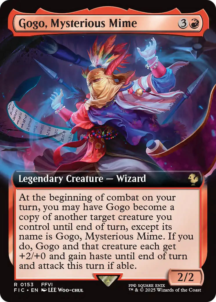 Gogo, Mysterious Mime (Extended Art) [FINAL FANTASY Commander] | Tacoma Games