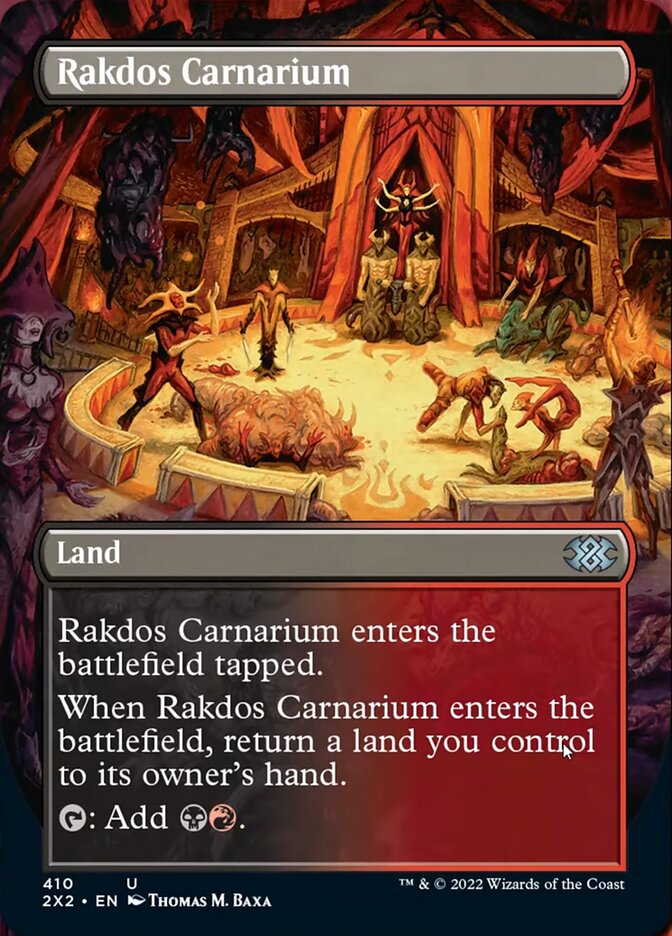 Rakdos Carnarium (Borderless Alternate Art) [Double Masters 2022] | Tacoma Games