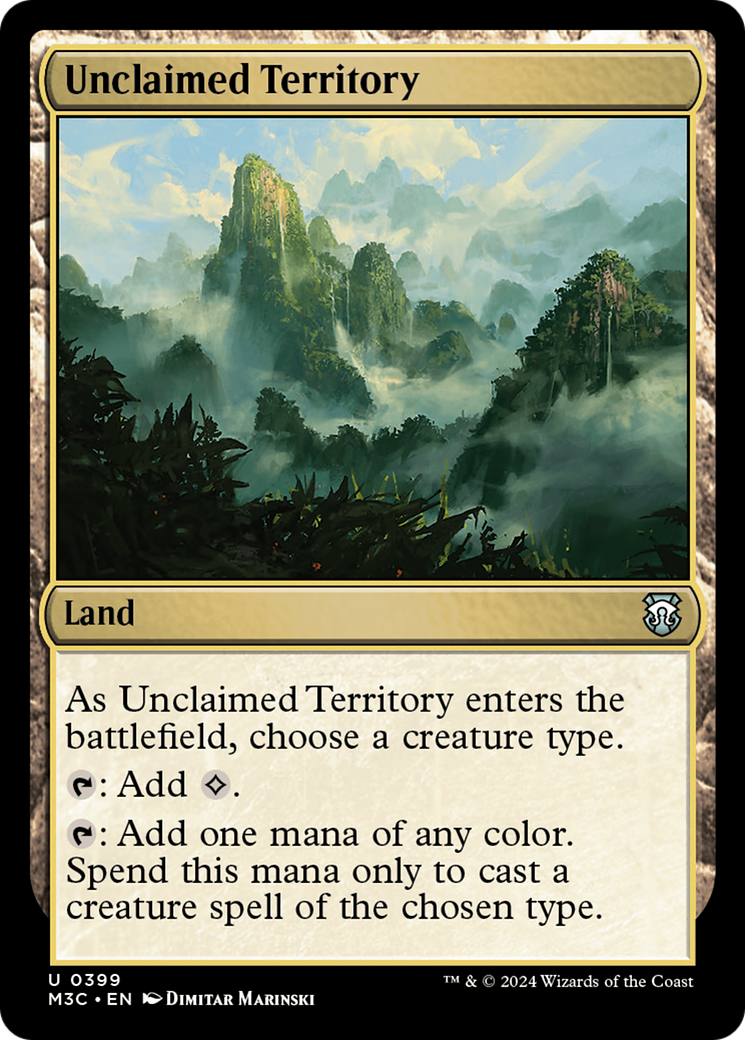 Unclaimed Territory (Ripple Foil) [Modern Horizons 3 Commander] | Tacoma Games