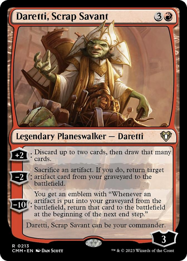 Daretti, Scrap Savant [Commander Masters] | Tacoma Games