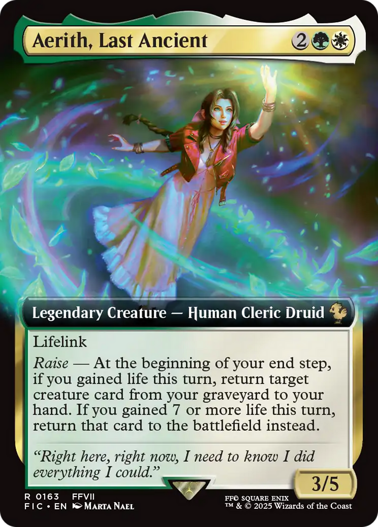 Aerith, Last Ancient (Extended Art) [FINAL FANTASY Commander] | Tacoma Games
