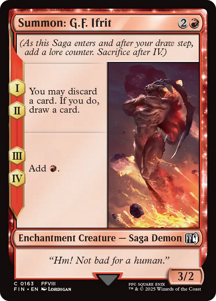 Summon: G.F. Ifrit [FINAL FANTASY] | Tacoma Games